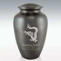 Dragon Classic Brass Cremation Urn Engravable
