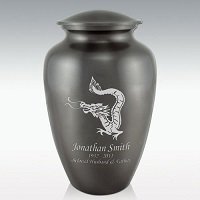 Riders Last Ride Classic Brass Cremation Urn Engravable