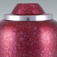 Burgundy Plum Alloy Large Cremation Urn Engravable