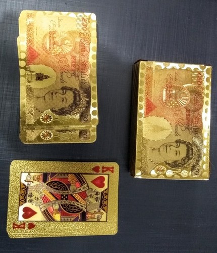Gold Plated Playing Cards