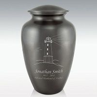 Lighthouse Brass Classic Cremation Urn Engravable