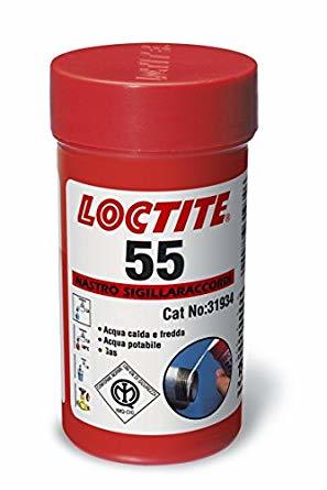 Loctite 55 Thread Sealing Cord Application: For Plastic And Metal