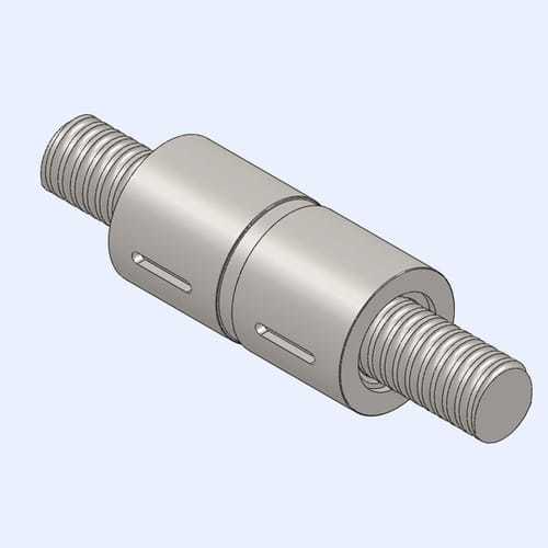 Double Plain Nut Ball Screw