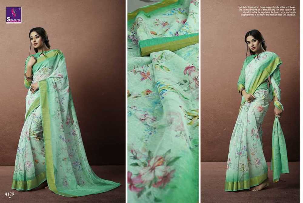 Green Beautiful Sarees Collection
