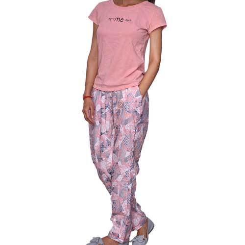 Multicolor Printed Ladies Pyjama