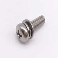 Pan Head Machine Screw With Split Lock Washer