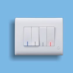 Electric Switches - PVC Switch, Modular Fittings | Precise Design, Easy to Operate, Durable for Long-lasting Performance