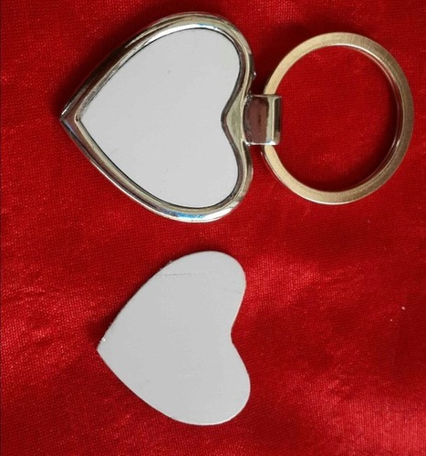 Sublimation Key Chain - Metal Finish with High-Quality Polish | Customizable White Area for Printing Minimum Order of 5 Pieces