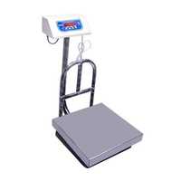 Digital Platform Weighing Scale - Stainless Steel, 16x16 Inches, Capacity 100kg-300kg | High Accuracy, Led Display, Battery Operated, Counting Function, Durable Design