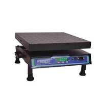 Electronic Chicken Weighing Machine - Ms Material, 400x400 Mm Pan Size, Black Color | 100kg Capacity, Led & Lcd Display, 10g Accuracy, 1 Year Warranty