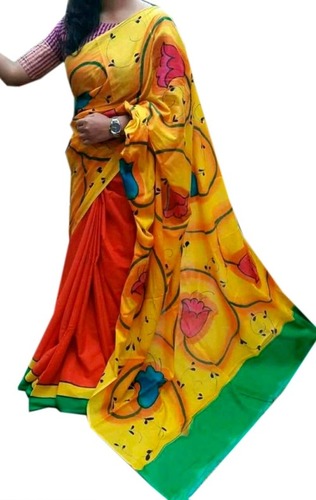Cotton Silk Ladies Printed Saree
