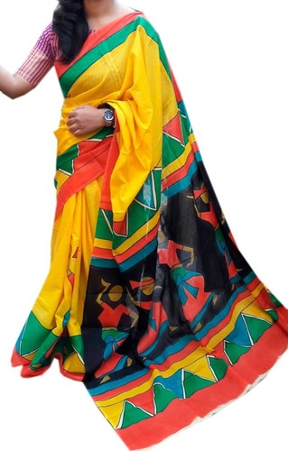 Cotton Silk Designer Printed Saree