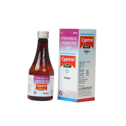 Cyproheptadine HCL Tricholine Citrate Syrup