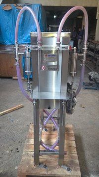 Semi Twin Head Liquid Filling Machine