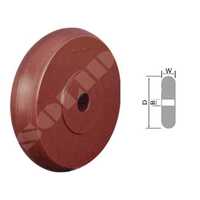 Uhmwpe Wheels - Maroon, 4-10 Inch Size, 300-1000 Grams | Durable, Rigid Design With Frictionless Performance For Pallet Truck And Trolley