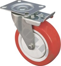 Medium Duty Pressed Steel Caster With Brake