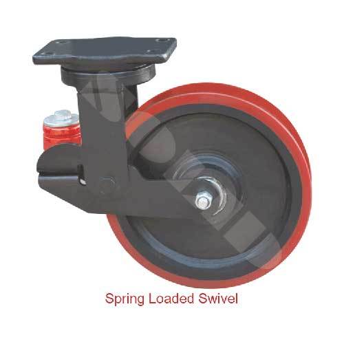 Spring Loaded Swivel Forged Steel Casters