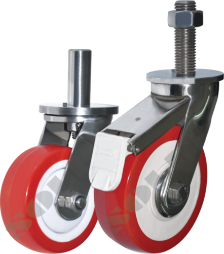 Heavy Duty Pin or Stud Type ( SS ) Stainless Steel Casters