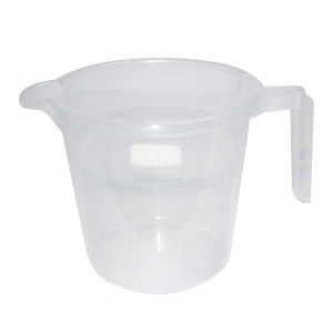 Plastic Transparent Mug Measure Big (With Measurement) Hardness: Rigid