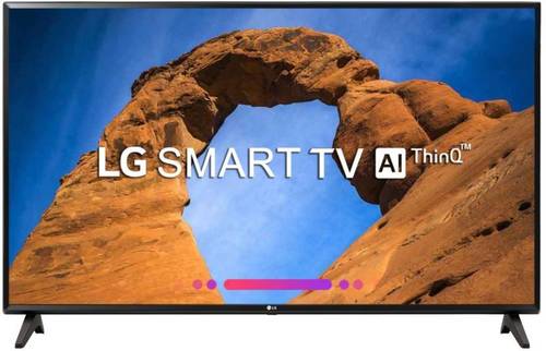 Black Lg Smart 108Cm (43 Inch) Full Hd Led Smart Tv