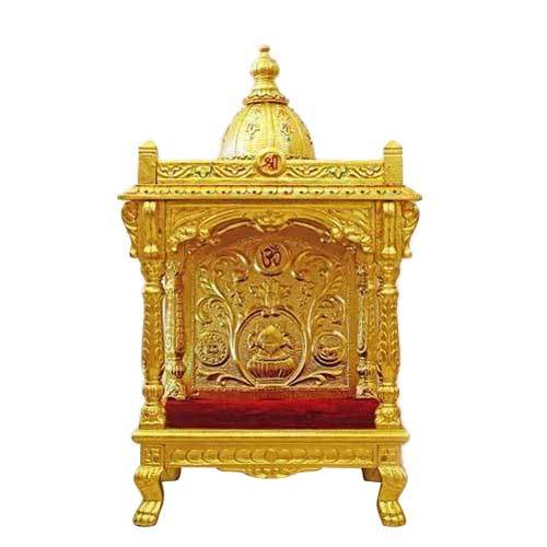 Gold Leafing On Temple