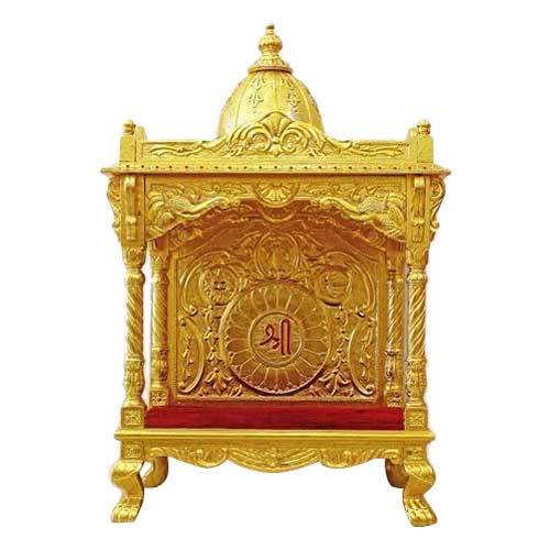 Handmade Royal Gold Plated Home Temple