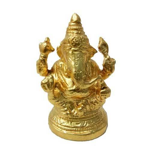 Gold Plated Ganeshji