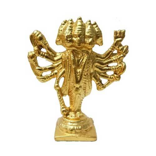Gold Plated Panchmukhi Hanuman
