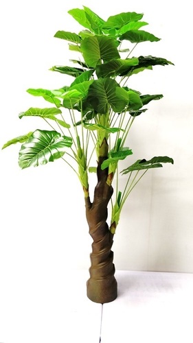 Taro Artificial Plant - Eco-Friendly Fabric, H - 183 cm x D - 213 cm | Durable, Light Weight, UV Resistant, Easy To Clean, Rust Proof, Chemical Resistant