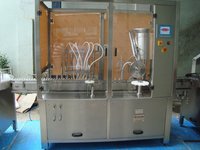 Liquid Vial Filling With Rubber Stoppering Machine