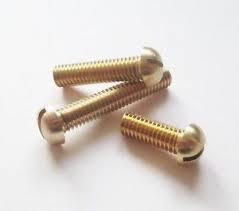 Brass Round Head Bolt