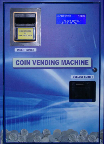 Coin Vending Machine Size: 700 Mm (H) X 500 Mm (W) X 400 Mm (D)