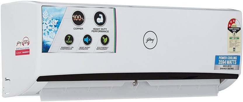 Godrej 1 Ton 3 Star BEE Rating 2018 Split AC