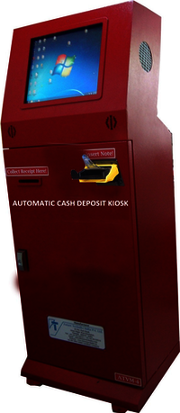 Mild Steel Self Service Cash Deposit Machine