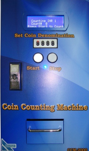 Mild Steel Universal Coin Counting Machine