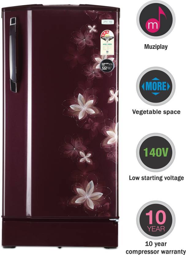 Godrej 185 L Direct Cool Single Door 3 Star Refrigerator