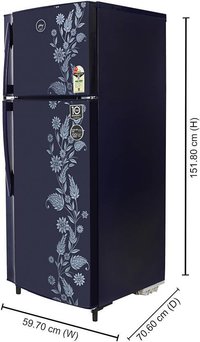 Godrej 255 L Frost Free Double Door 2 Star Refrigerator