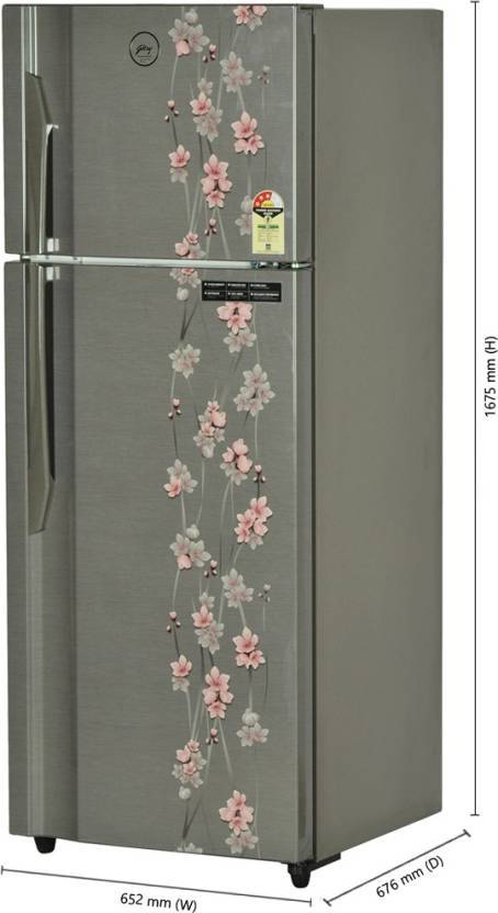 Godrej 331 L Frost Free Double Door 3 Star Refrigerator