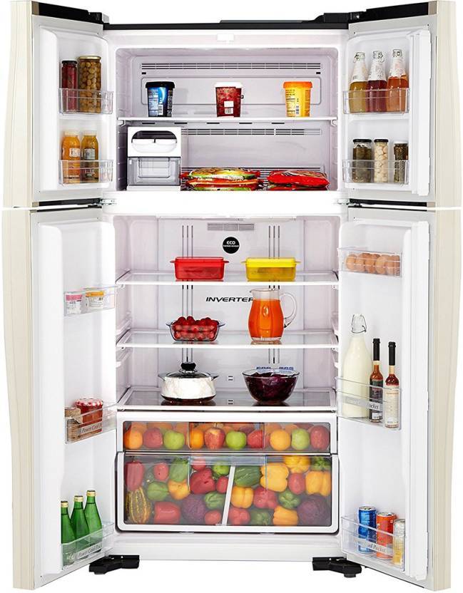 Hitachi 563 L Frost Free Double Door Top Mount Refrigerator