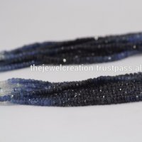Natural Blue Sapphire Precious Stone Beads for Jewelry Making