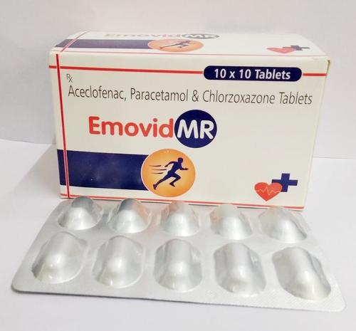 Aceclofenac, Paracetamol, Chlorzoxazone