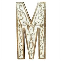 Wood Wooden Alphabet Letter