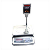 Commercial Table Top Scale - Steel Material, 30 Kg Capacity, Led Display | High Precision, Compact Design, Trusted Durability