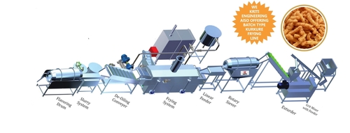 Fully Automatic Chips Frying Line - Mild Steel, 50Kg/Hr, 220V, Three Phase | High Efficiency, Double Processing, Corrosion Resistant, Durable Design
