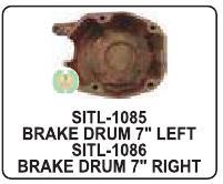 Brake Drum 7" LEFT
