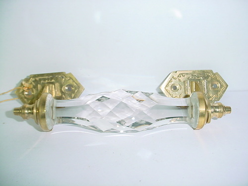 Glass Door Handle With Cut Finish