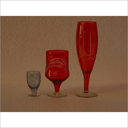 Colorful Glass Tumbler For Parties - Shape: Round