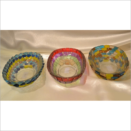 More Colors Are Available Galss Decorated Bowls