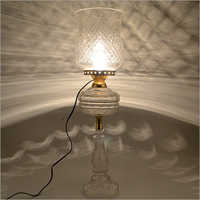 Crystal Cutting Glass Table Lamp