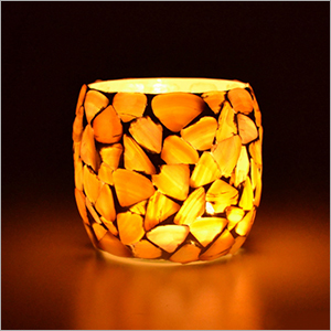 Modern Arts Seap Glass T Light Glass Candle Holder